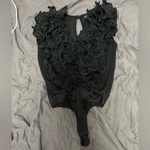 Ruffled bodysuit